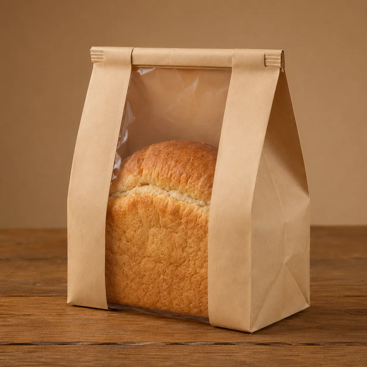 Kraft Paper Bread Pouch — view 3